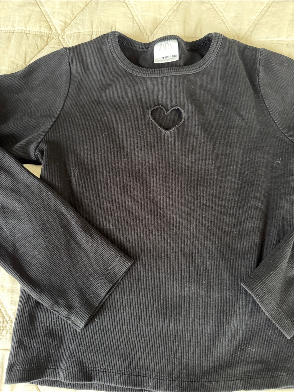 Zara Heart Cut Out Shirt